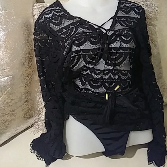 WOMENS LACE TOP SIZE M - Picture 6 of 8